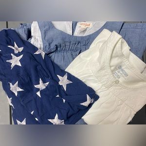 Toddler girls mixed brands summer set